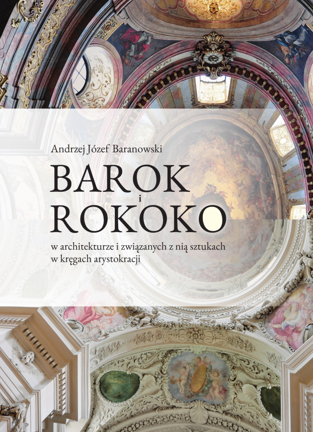 Okładka do publikacji pt. "Barok i rokoko w architekturze i związanych z nią sztukach w kręgach arystokracji"