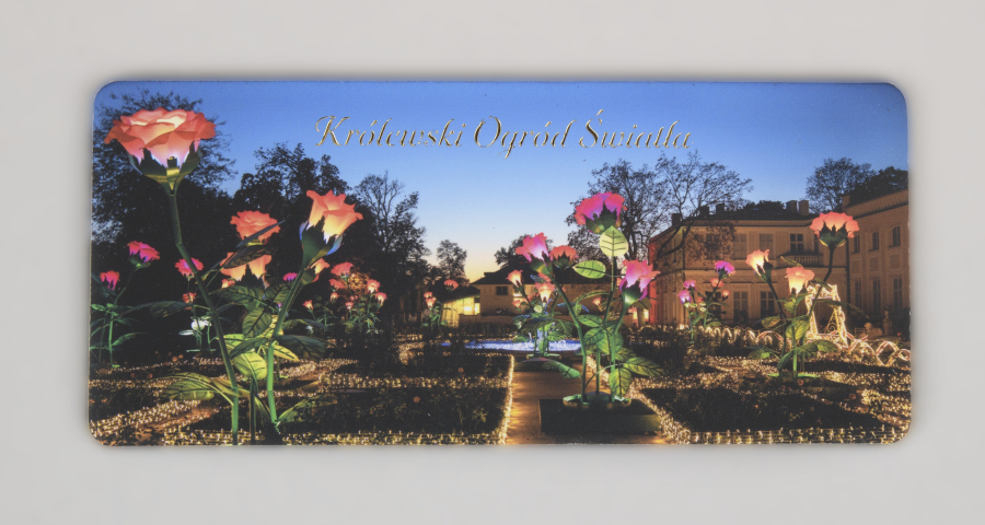 Magnes z widokiem na Ogród Różany z Królewskiego Ogrodu Światła.